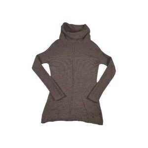 Smartwool Women's 100% Merino Wool CowlNeck Tunic Sweater Size XSmall  Gray